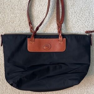 Dooney & Bourke Black and Tan Tote Bag
